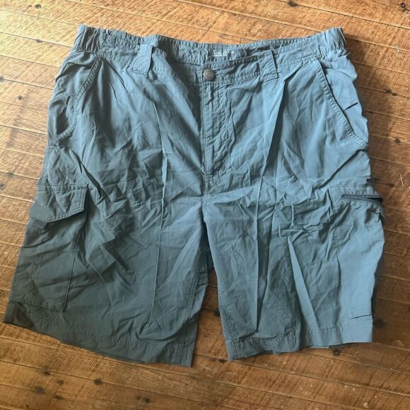 Columbia omniwick gray 38x10 athletic sun protection shorts - Picture 1 of 3